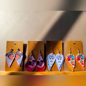 Handmade Anime Earrings Bundle